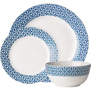 Premier Housewares Casablanca 12 Pc Blue Dinner Set - Dinner Set Premier Housewares Casablanca 12 Pc Blue Dinner Set - Dinner Set