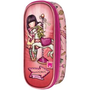 Estuche escolar Gorjuss Carousel Salmon de Santoro - Tipo escolar Estuche escolar Gorjuss Carousel Salmon de Santoro - Tipo escolar