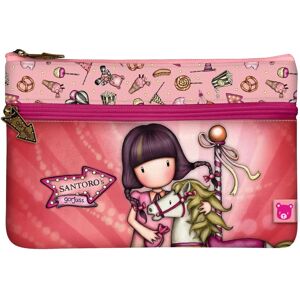 Santoro Estuche escolar Gorjuss Carousel Salmon - Estuche escolar Santoro Estuche escolar Gorjuss Carousel Salmon - Estuche escolar