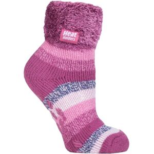 Heat Holders Pink & White Thermal Low Cut Ankle Slipper Bed Socks - Slipper Bed Socks Heat Holders Pink & White Thermal Low Cut Ankle Slipper Bed Socks - Slipper Bed Socks