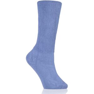 SOCKSHOP Iomi FootNurse Extra Wide Oedema Socks - Blue - 4-7 Female SOCKSHOP Iomi FootNurse Extra Wide Oedema Socks - Blue - 4-7 Female