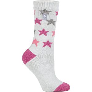 Heat Holders Lite Zilverkleurig Roze Thermosokken - Dames Heat Holders Lite Zilverkleurig Roze Thermosokken - Dames