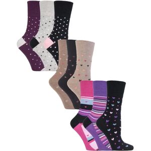 Gentle Grip 9 Pair Cotton Socks - Multi-Color EU 37 Gentle Grip 9 Pair Cotton Socks - Multi-Color EU 37
