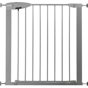 Munchkin Baby Safety Gate - Easy Lock, Silver - Child Stair Barrier Munchkin Baby Safety Gate - Easy Lock, Silver - Child Stair Barrier