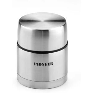 Pioneer Stainless Steel Food Container - Double Wall Insulated - Keeps Hot 8h, Cold 24h Pioneer Stainless Steel Food Container - Double Wall Insulated - Keeps Hot 8h, Cold 24h