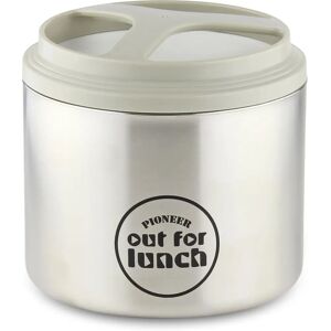 Pioneer Vacuum Insulated Lunch Box - Leak-Proof Food/Soup Flask with Extra Wide O Pioneer Vacuum Insulated Lunch Box - Leak-Proof Food/Soup Flask with Extra Wide O