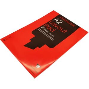 Clairefontaine GPL1A2Z Art Paper - 80 Sheets, 50g, A2 - White Clairefontaine GPL1A2Z Art Paper - 80 Sheets, 50g, A2 - White