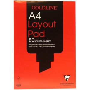 Clairefontaine Goldline A4 White Notebook - Notebook Clairefontaine Goldline A4 White Notebook - Notebook