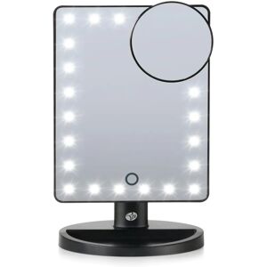 Rio Make-up Mirror 24 LED Lights Touch Dimmable 180° with 1x & 10x Magnification - Make-up Mirror Rio Make-up Mirror 24 LED Lights Touch Dimmable 180° with 1x & 10x Magnification - Make-up Mirror