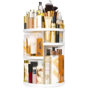 Rio Cosmetic & Brush Storage Carousel - Cosmetic Organizer - White Rio Cosmetic & Brush Storage Carousel - Cosmetic Organizer - White