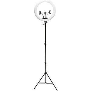 Rio Professional Makeup Vlogging 18-inch Dimmable LED Ring Light - LED Ring Light Rio Professional Makeup Vlogging 18-inch Dimmable LED Ring Light - LED Ring Light