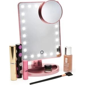 Rio Rose Gold 24 LED Makeup Mirror with Removeable 10x Mirror - Makeup Mirror Rio Rose Gold 24 LED Makeup Mirror with Removeable 10x Mirror - Makeup Mirror