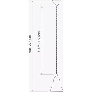 Anglepoise Brass 1227 Ink Blue Pendant - Ceiling Light Anglepoise Brass 1227 Ink Blue Pendant - Ceiling Light