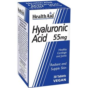 Health Aid Ácido Hialurónico 55mg Tabletas - Apoyo para Piel y Articulaciones Health Aid Ácido Hialurónico 55mg Tabletas - Apoyo para Piel y Articulaciones