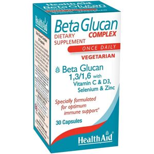 Health Aid Beta Glucan Complex - 30 Capsules Health Aid Beta Glucan Complex - 30 Capsules