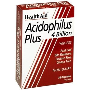 Health Aid Acidophilus Plus 4 Billion - Veg Caps - Probiotic Health Aid Acidophilus Plus 4 Billion - Veg Caps - Probiotic