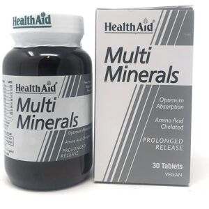 HealthAid Multi Minerals Prolonged Release Tablets - Mineral Supplement HealthAid Multi Minerals Prolonged Release Tablets - Mineral Supplement