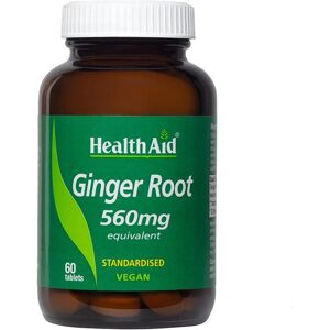 Health Aid Ginger Extract 560mg - Ginger Supplement Health Aid Ginger Extract 560mg - Ginger Supplement