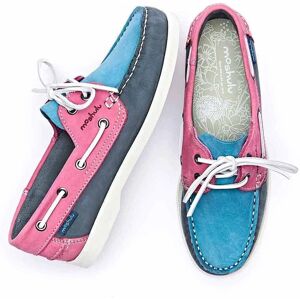 Moshulu Salcombe 3 Turquoise Boat Shoes - Boat Shoes Moshulu Salcombe 3 Turquoise Boat Shoes - Boat Shoes