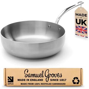 Samuel Groves Samuel Groves STP7458DRH Classic 24cm Stainless Steel Triply Chefs Pan - Chef's Pan Samuel Groves Samuel Groves STP7458DRH Classic 24cm Stainless Steel Triply Chefs Pan - Chef's Pan