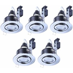 Litecraft - Recessed Downlight - Tiltable Chrome - IP65 Litecraft - Recessed Downlight - Tiltable Chrome - IP65