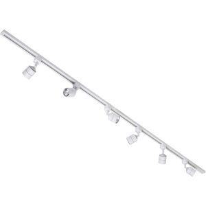 Litecraft 2 Metre Kitchen Track Light - 6 Soho Fixtures & LED Bulbs Litecraft 2 Metre Kitchen Track Light - 6 Soho Fixtures & LED Bulbs