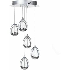 Litecraft Visconte Bulla - 5 Light - Integrated LED - Polished Chrome - Ceiling Pendant Litecraft Visconte Bulla - 5 Light - Integrated LED - Polished Chrome - Ceiling Pendant