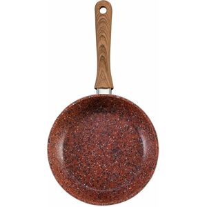 JML Copper Stone Frying Pan Non-Stick & Hard Wearing with Wood Effect Handle - Frying Pan JML Copper Stone Frying Pan Non-Stick & Hard Wearing with Wood Effect Handle - Frying Pan
