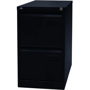 Armoire à dossiers BISLEY LIGHT - 2 tiroirs, Noir, Acier, Verrouillable - Publicité Armoire à dossiers BISLEY LIGHT - 2 tiroirs, Noir, Acier, Verrouillable - Publicité