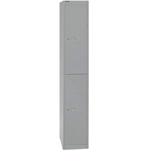 Armadio Bisley argento - 2 scomparti, 30,5x45,7x180,2cm - Conservazione sicura Armadio Bisley argento - 2 scomparti, 30,5x45,7x180,2cm - Conservazione sicura