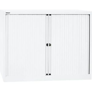 BISLEY Stahlschrank, 1200mm, 2 Fachböden, Verkehrsweiß - Stauraum- schrank BISLEY Stahlschrank, 1200mm, 2 Fachböden, Verkehrsweiß - Stauraum- schrank