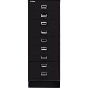 Bisley MultiDrawer Stahlschrank - 9 Schubladen - DIN A3 - Schwarz/Silber - Büroaufbewahrung Bisley MultiDrawer Stahlschrank - 9 Schubladen - DIN A3 - Schwarz/Silber - Büroaufbewahrung