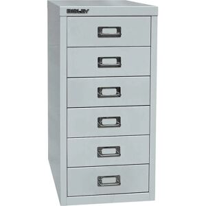 Armadio con 6 cassetti BISLEY MultiDrawer Grigio Chiaro Armadio con 6 cassetti BISLEY MultiDrawer Grigio Chiaro