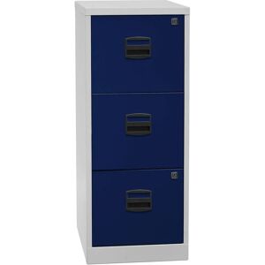 BISLEY Lichtgrau / Oxfordblau PFA 3 Hängeregistraturschrank - Büroschrank BISLEY Lichtgrau / Oxfordblau PFA 3 Hängeregistraturschrank - Büroschrank