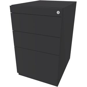 BISLEY Aufbewahrungscontainer - 2 Schubladen, Hängemappe, Ohne Top - Stahl, Anthrazit BISLEY Aufbewahrungscontainer - 2 Schubladen, Hängemappe, Ohne Top - Stahl, Anthrazit