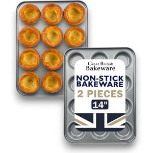 Samuel Groves Muffin Tray - 12 Cup Non-Stick Yorkshire Pudding Pan Samuel Groves Muffin Tray - 12 Cup Non-Stick Yorkshire Pudding Pan