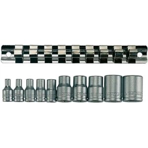 Teng Tools M3814 Socket Set - 10 pcs 3/8in & 1/4in Drive Teng Tools M3814 Socket Set - 10 pcs 3/8in & 1/4in Drive