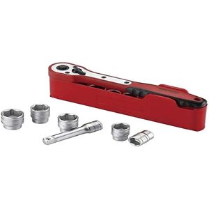 Teng Tools Teng M1413N1 Basic Socket Set - 13 Pieces, 1/4in Drive Teng Tools Teng M1413N1 Basic Socket Set - 13 Pieces, 1/4in Drive