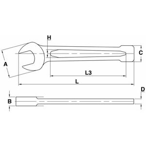 Llave de impacto Tengtools 24mm Modelo 902024 Llave de impacto Tengtools 24mm Modelo 902024