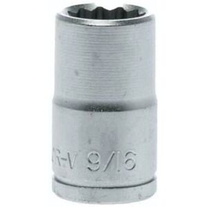 Teng M120118 Bi-Hexagon Socket - 12 Point - 1/2in Drive - 9/16in - Socket Teng M120118 Bi-Hexagon Socket - 12 Point - 1/2in Drive - 9/16in - Socket