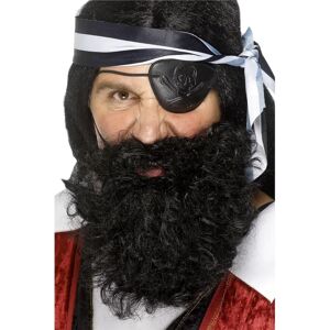 Smiffys Black Nylon Deluxe Pirate Beard - Costume Accessory Smiffys Black Nylon Deluxe Pirate Beard - Costume Accessory