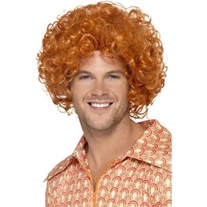 Smiffys Ginger Men's Curly Afro Wig - afro wig ginger curly fancy dress 1970s disco men - wig Smiffys Ginger Men's Curly Afro Wig - afro wig ginger curly fancy dress 1970s disco men - wig