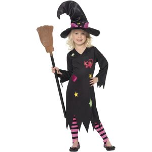 Smiffys Cinder Witch Costume Kids Black Pink - Costumes for Halloween Smiffys Cinder Witch Costume Kids Black Pink - Costumes for Halloween