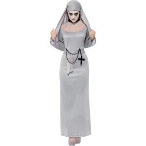 Smiffys Gothic Nun Costume - Gray, With Dress & Headpiece - Halloween Smiffys Gothic Nun Costume - Gray, With Dress & Headpiece - Halloween