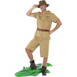 Smiffys Adult Men's Safari Costume - Shirt, Shorts, Belt & Hat Smiffys Adult Men's Safari Costume - Shirt, Shorts, Belt & Hat