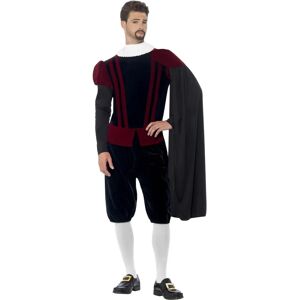 Smiffys Tudor Lord Deluxe Costume - Adult Blue Red - Costumes Smiffys Tudor Lord Deluxe Costume - Adult Blue Red - Costumes