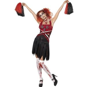 Smiffys High School Horror Cheerleader Kostyme - M Smiffys High School Horror Cheerleader Kostyme - M