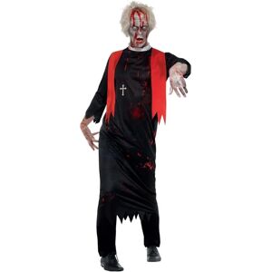 Smiffys Sacerdote Zombie - Costume, Nero/Rosso, M/L Smiffys Sacerdote Zombie - Costume, Nero/Rosso, M/L