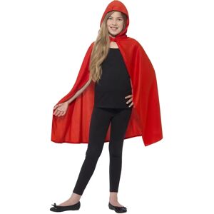 Smiffys Red Hooded Cape Kids Small/medium - Cape Smiffys Red Hooded Cape Kids Small/medium - Cape