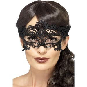 Lunettes en Dentelle Brodée en Forme de Cœur - Accessoire Halloween - Publicité Lunettes en Dentelle Brodée en Forme de Cœur - Accessoire Halloween - Publicité